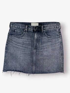 Everlane Washed Black Denim Mini Skirt Size 30